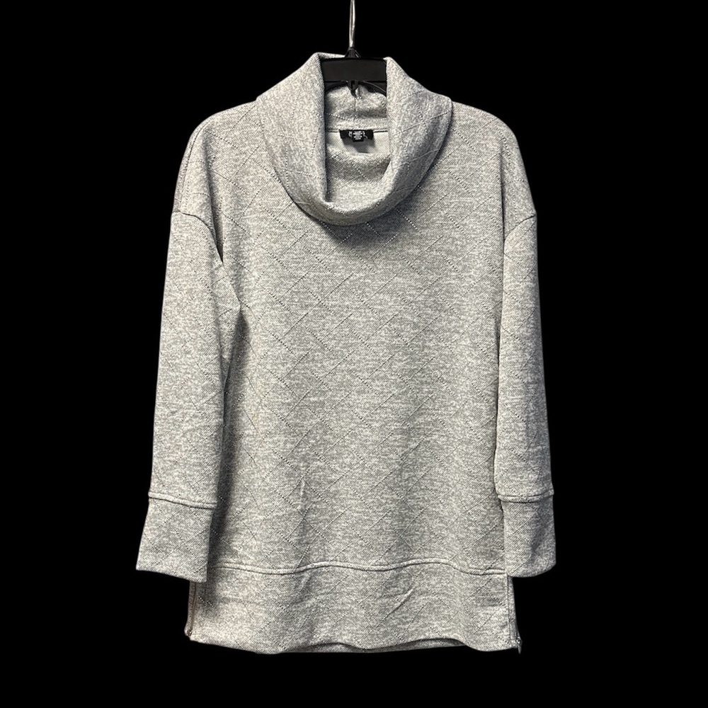 Jones New York Women’s Gray Cowl Neck Long Sleeve Textured Sweater Size S NWOT